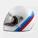 Шлем Beon Vintage F1 (White/red/blue)