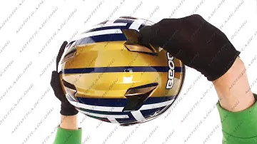 I 831 Шлем интеграл   mod B 500 size M, черно красно белый   BEON, шт