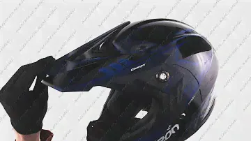 I 102 Шлем кроссовый   mod B 600 size L, черно синий   BEON, шт