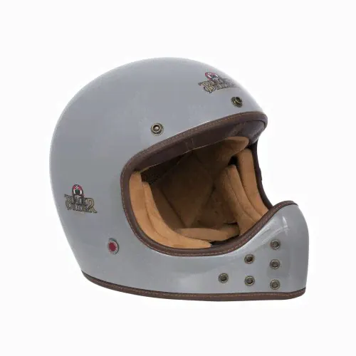 Мотошлем BEON BR-52 серый XS