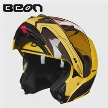 🛍 Мотоциклетный шлем, BEON-b700, высокое качество, двойные линзы, модульный шлем, закрывающий лицо, шлем, мужской гоночный шлем