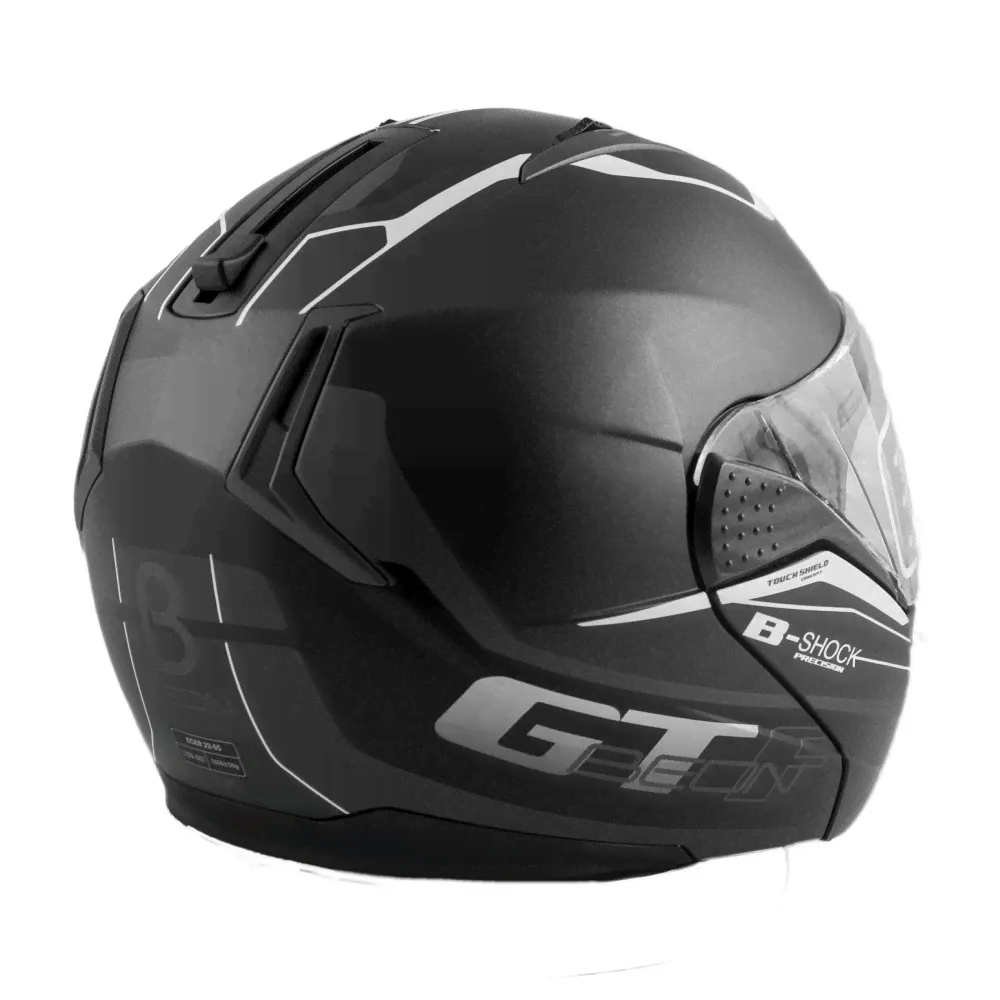 Шлем BEON B-700 BLACK WHITE-1